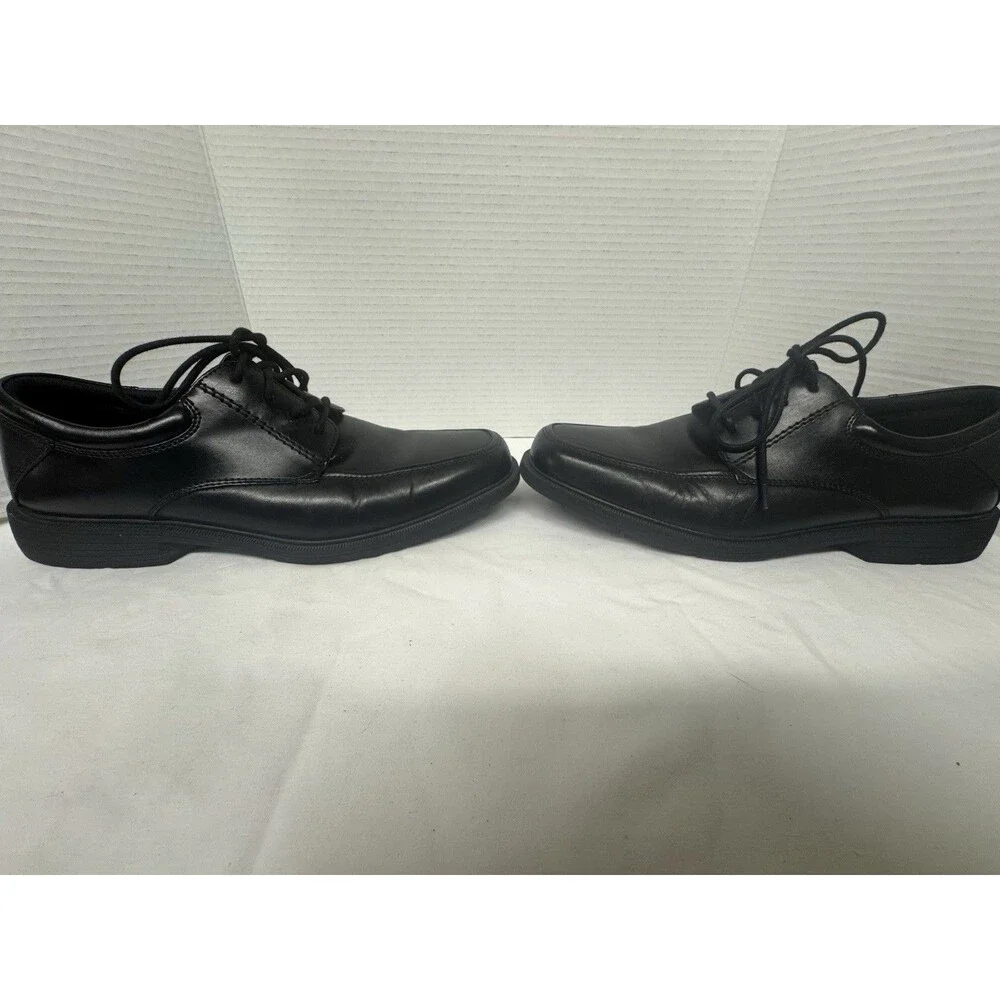 mens nunn bush shoes size 11 Pre-owned Condition Black Tie-up Comfort Gel EUC
